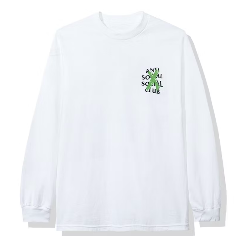 Anti Social Social Club Cancelled Remix Long Sleeve Tee (FW19) White