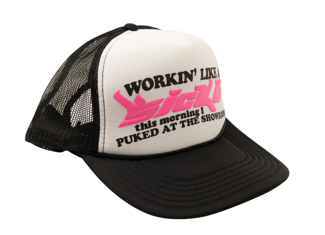 Sicko Laundry Trucker Hat Black/Pink