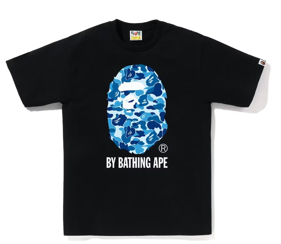 Bape ABC Camo by Bathing Ape Tee Black/ Blue