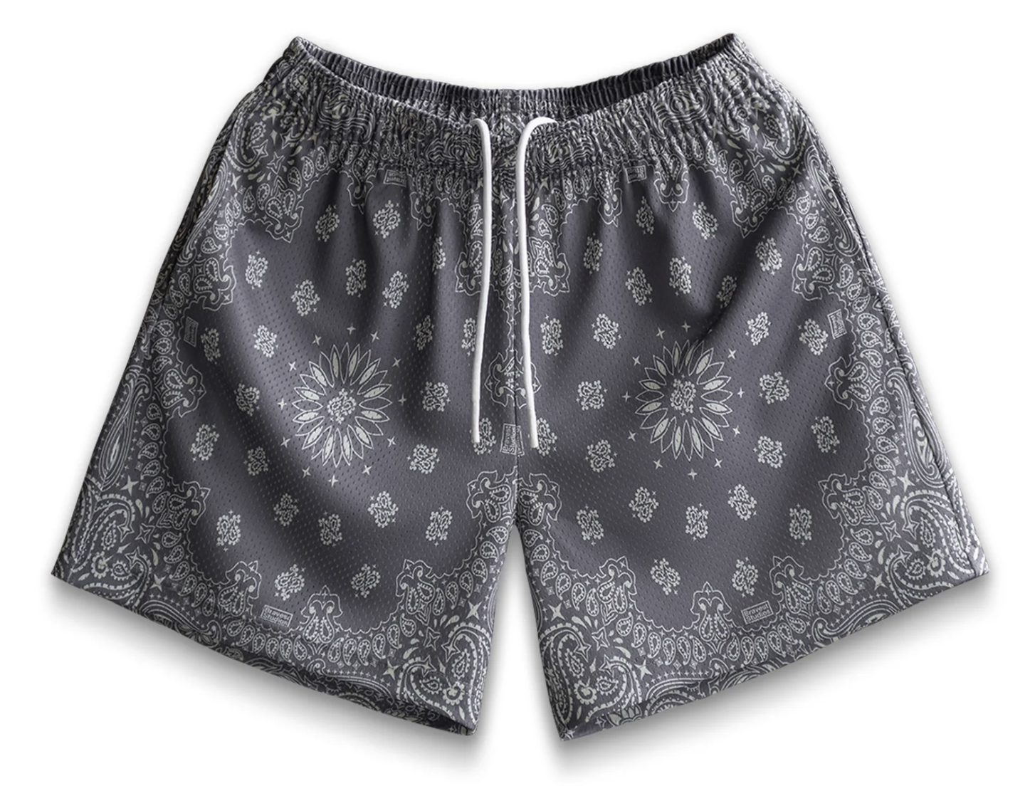 Bravest Studios Paisley Shorts Grey