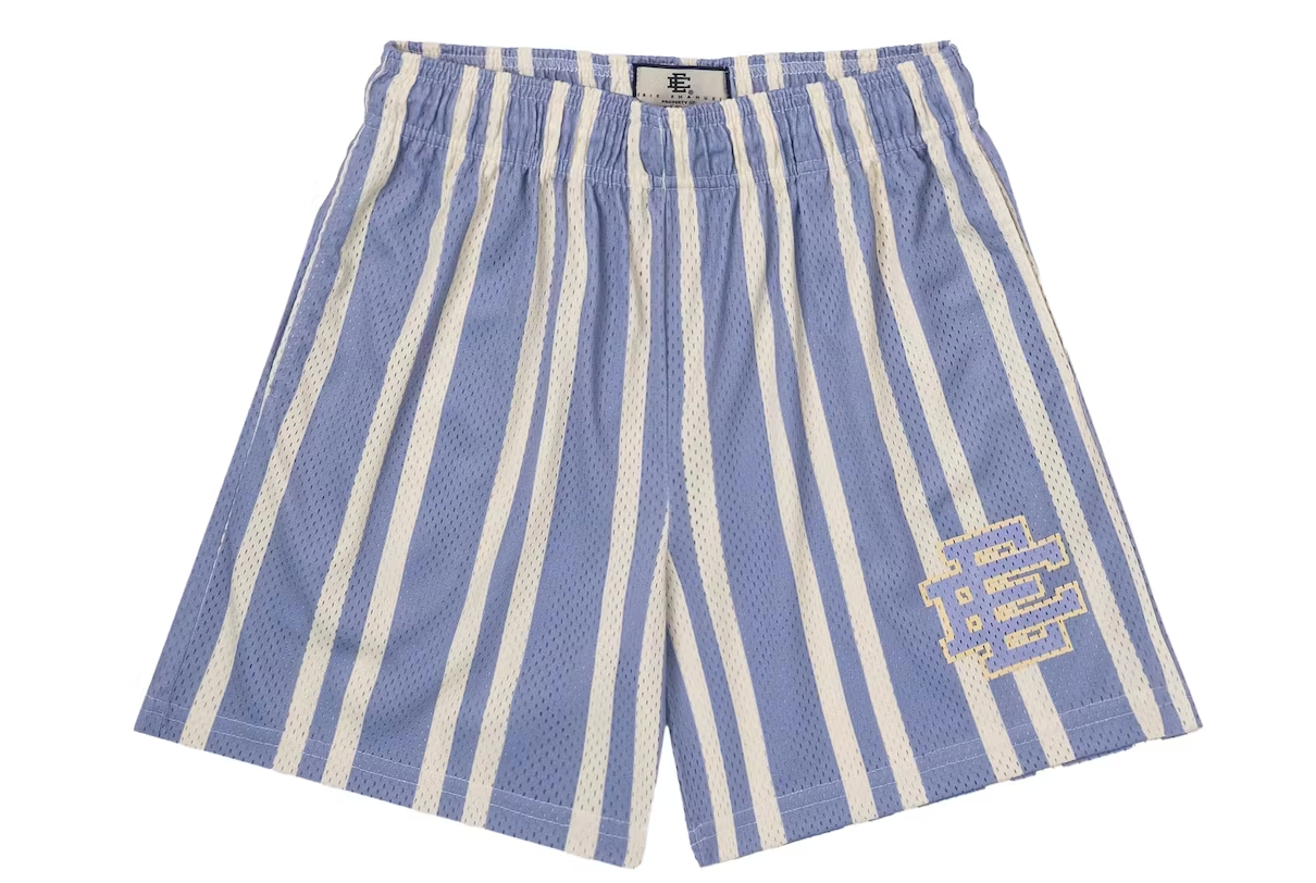 Eric Emanuel EE Basic Short Violet Blue/Antique White Stripe