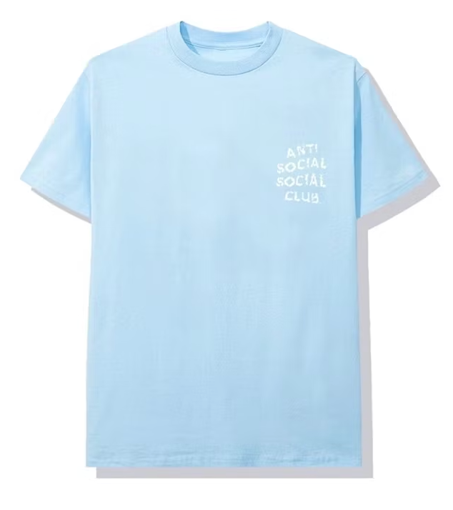 ANTI- SOCIAL SOCIAL CLUB "PARTLY CLOUDY" TEE BLUE