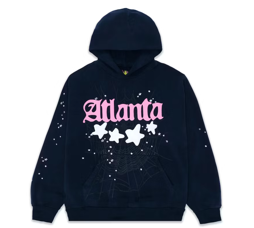 Sp5der Atlanta Hoodie Navy