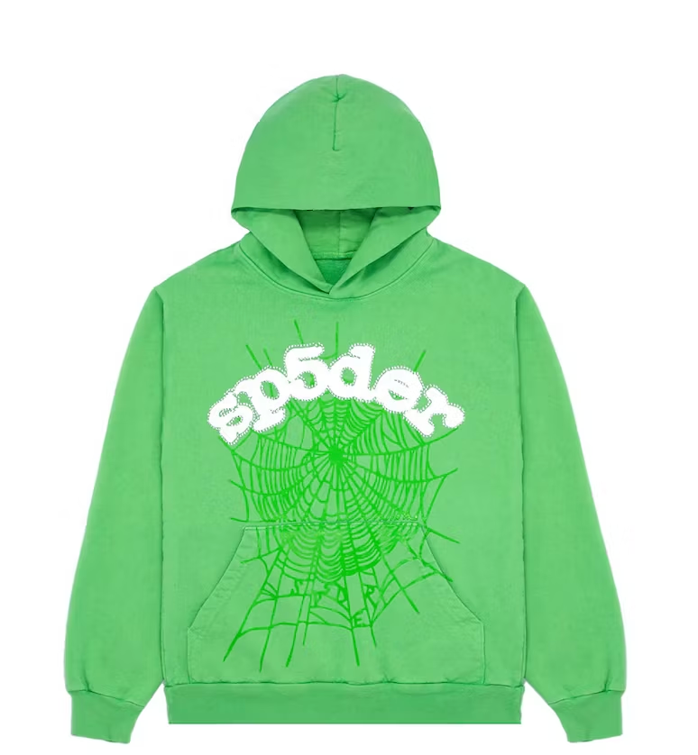 Sp5der Web Hoodie Slime Green