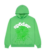 Sp5der Web Hoodie Slime Green