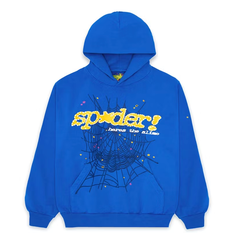 Sp5der TC Hoodie Blue