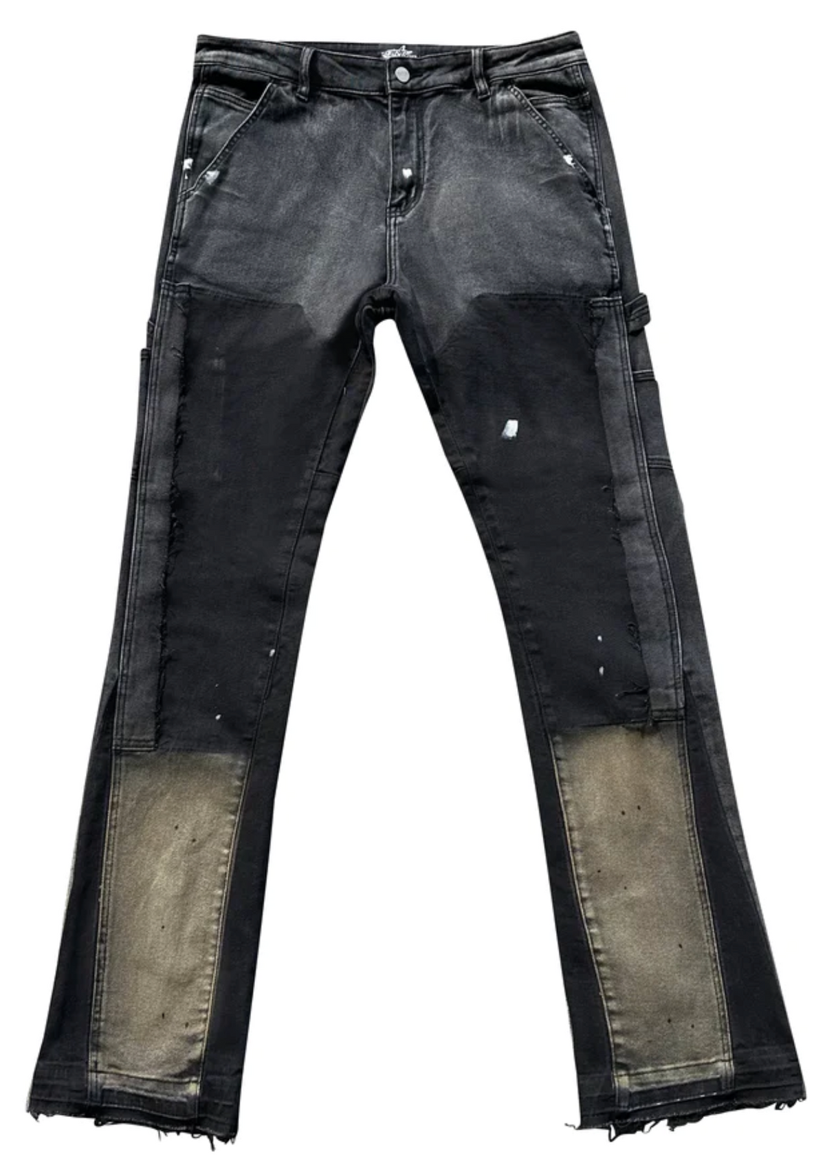Black denim jeans 777