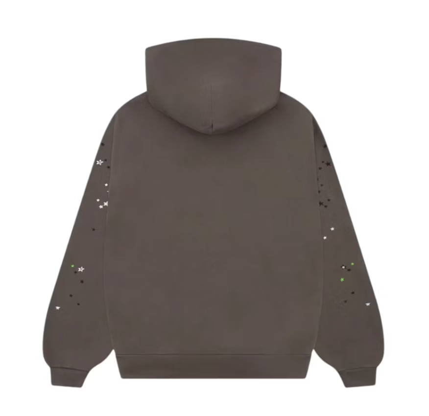 Sp5der Punk V2 Hoodie Slate Grey