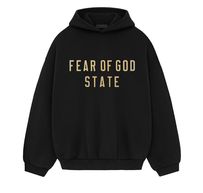 Fear of God Essentials Fleece Hoodie Black