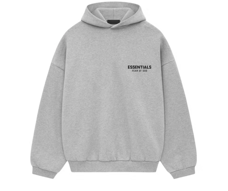 Fear of God Essentials Fleece Hoodie Light Heather Gray