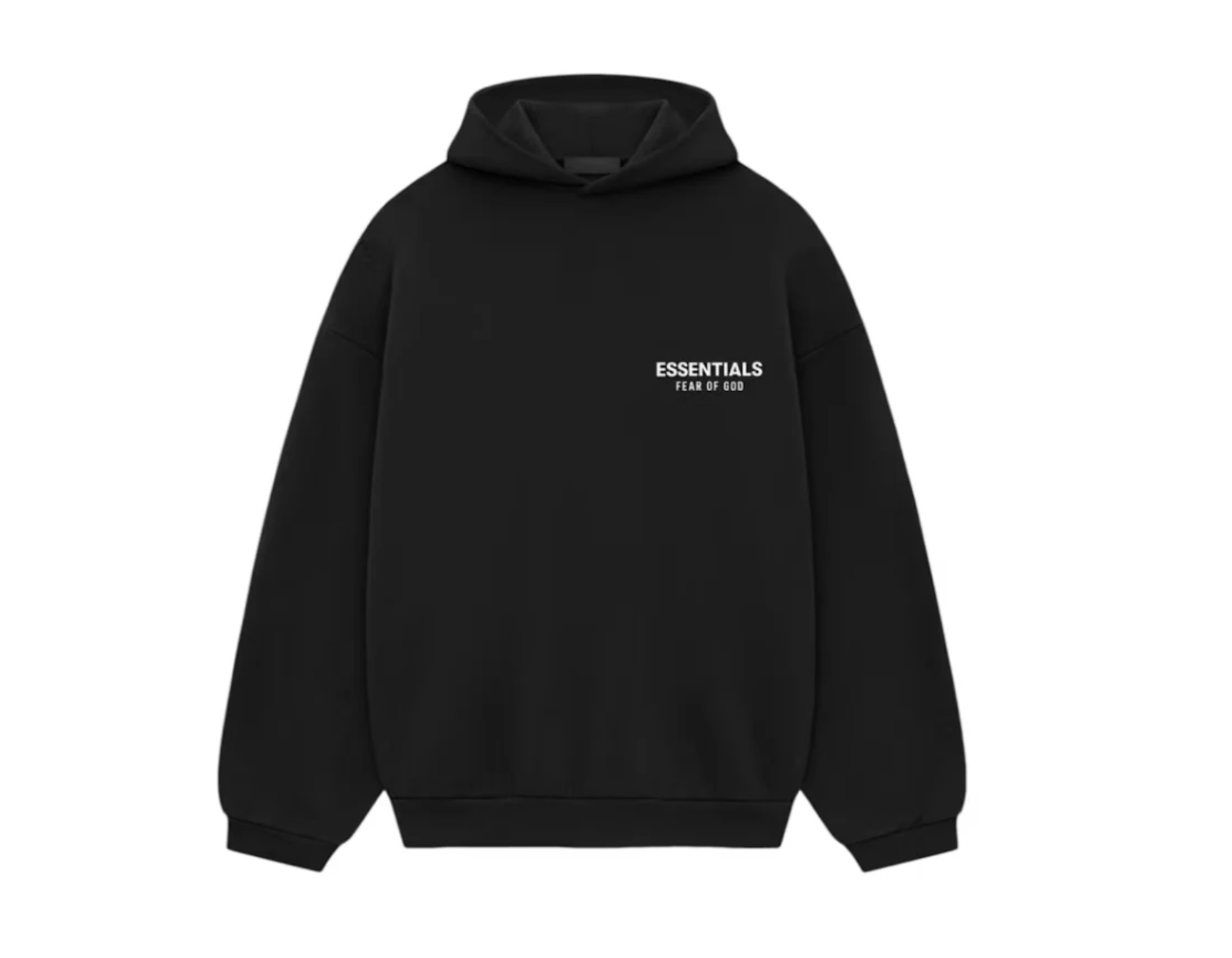 Fear of God Essentials Fleece Hoodie (FW24) Black