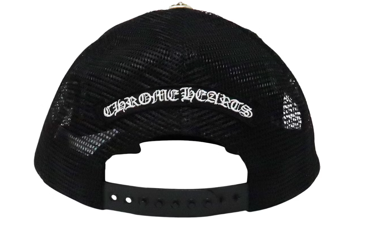 Chrome Hearts King Taco Trucker Hat Black/White