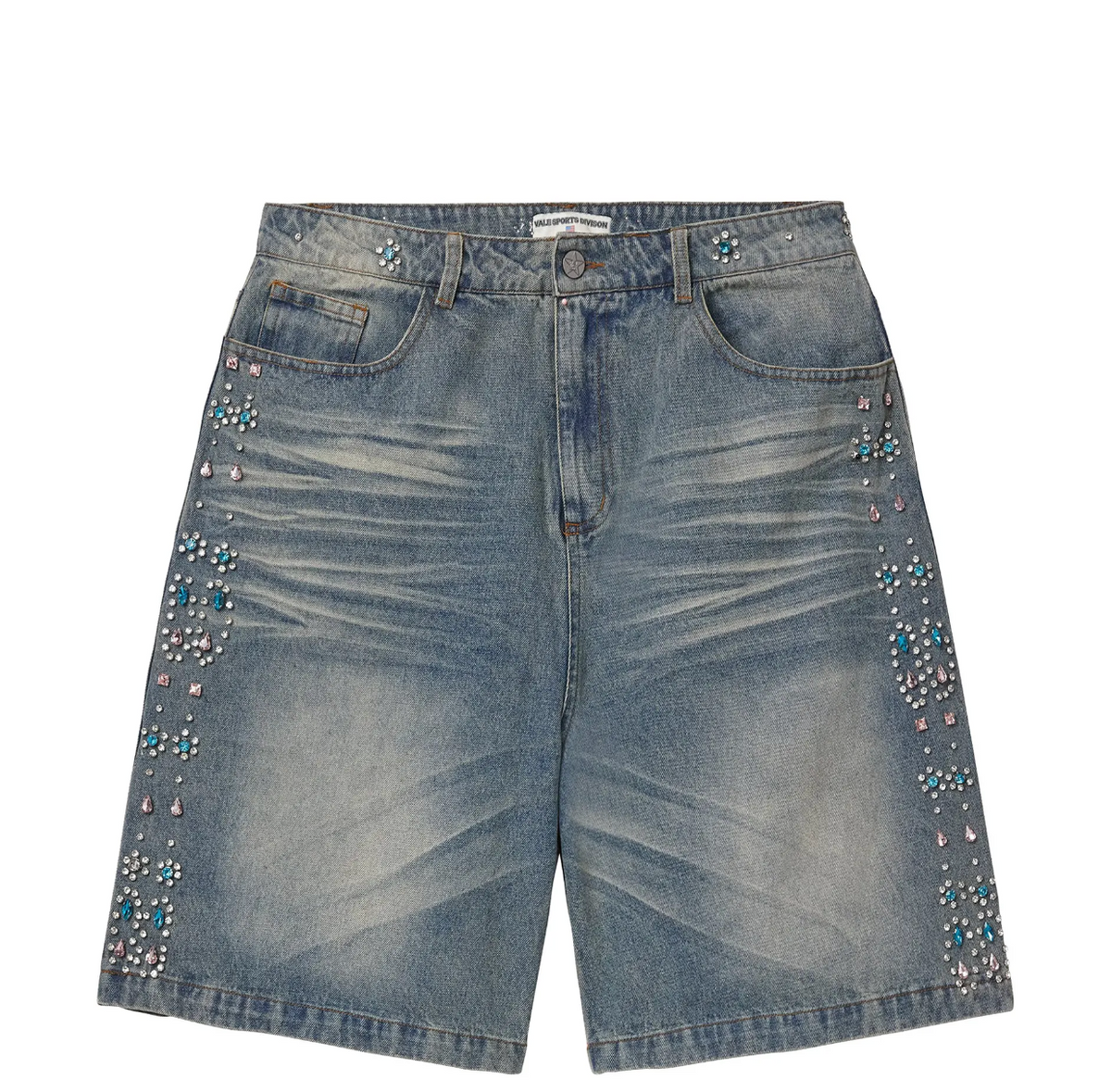 Vale Forever Candy Jorts 'Mid Blue'