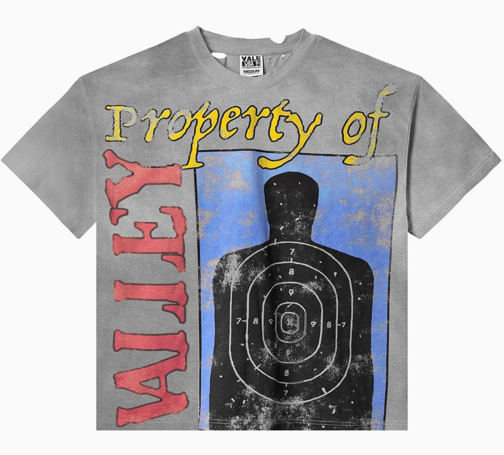 Vale Forever Target Practice Tee Charcoal