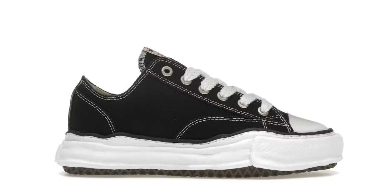 Maison Mihara Yasuhiro Peterson OG Sole Canvas Low Black