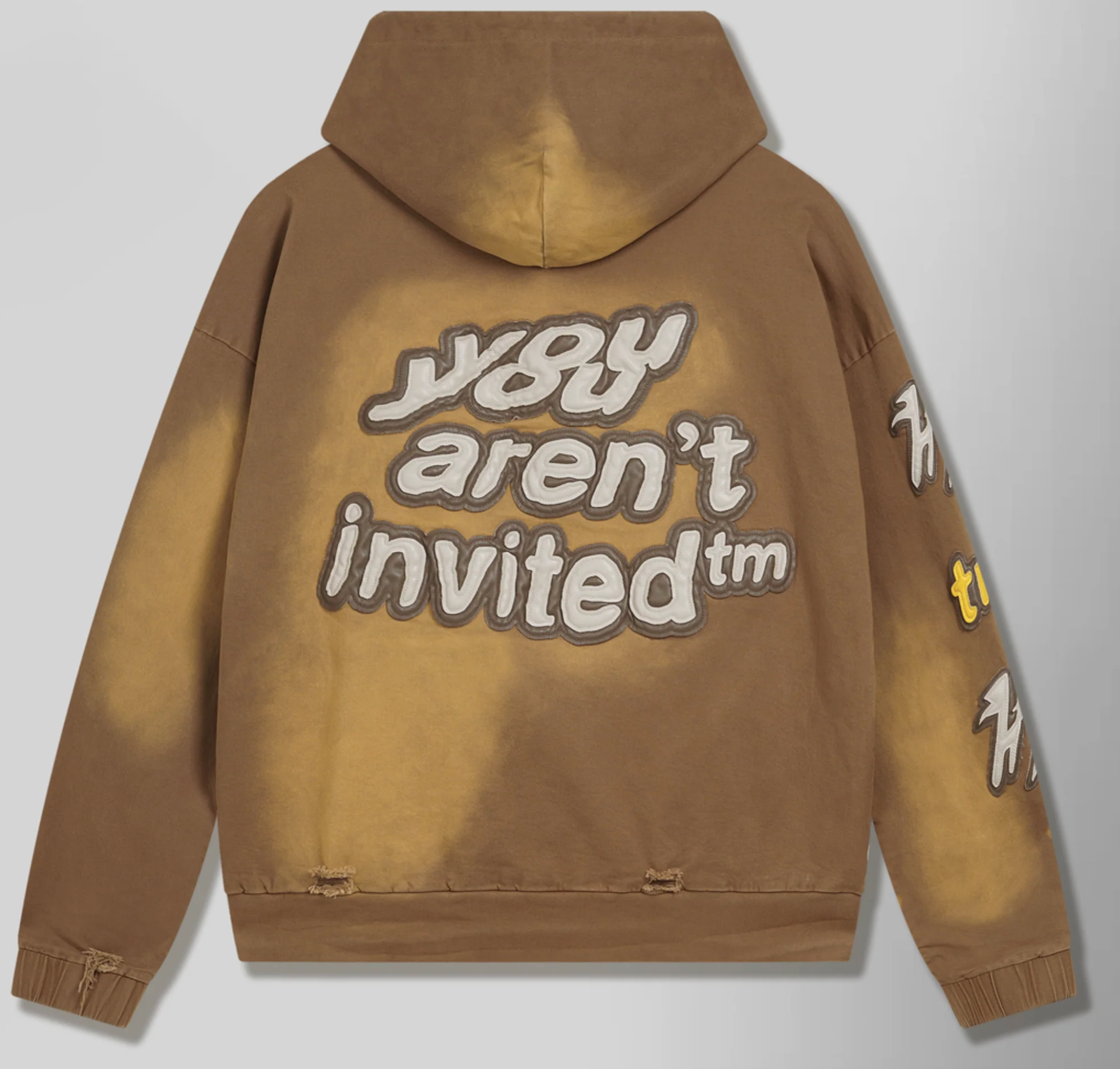 Hyde Park Work Wear Distressed Hoodie - Canyon