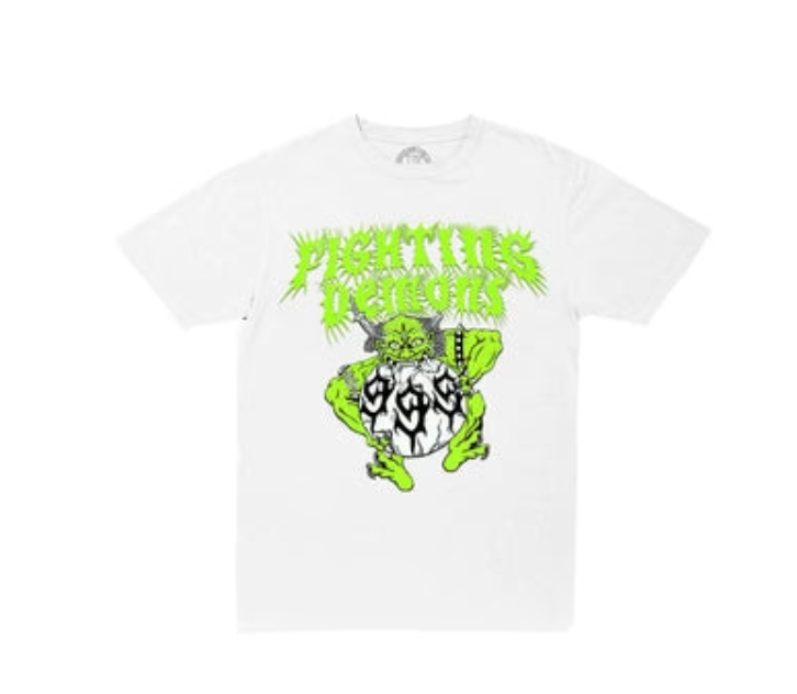 Vlone X Juice Wrld Fighting Demons T-Shirt White