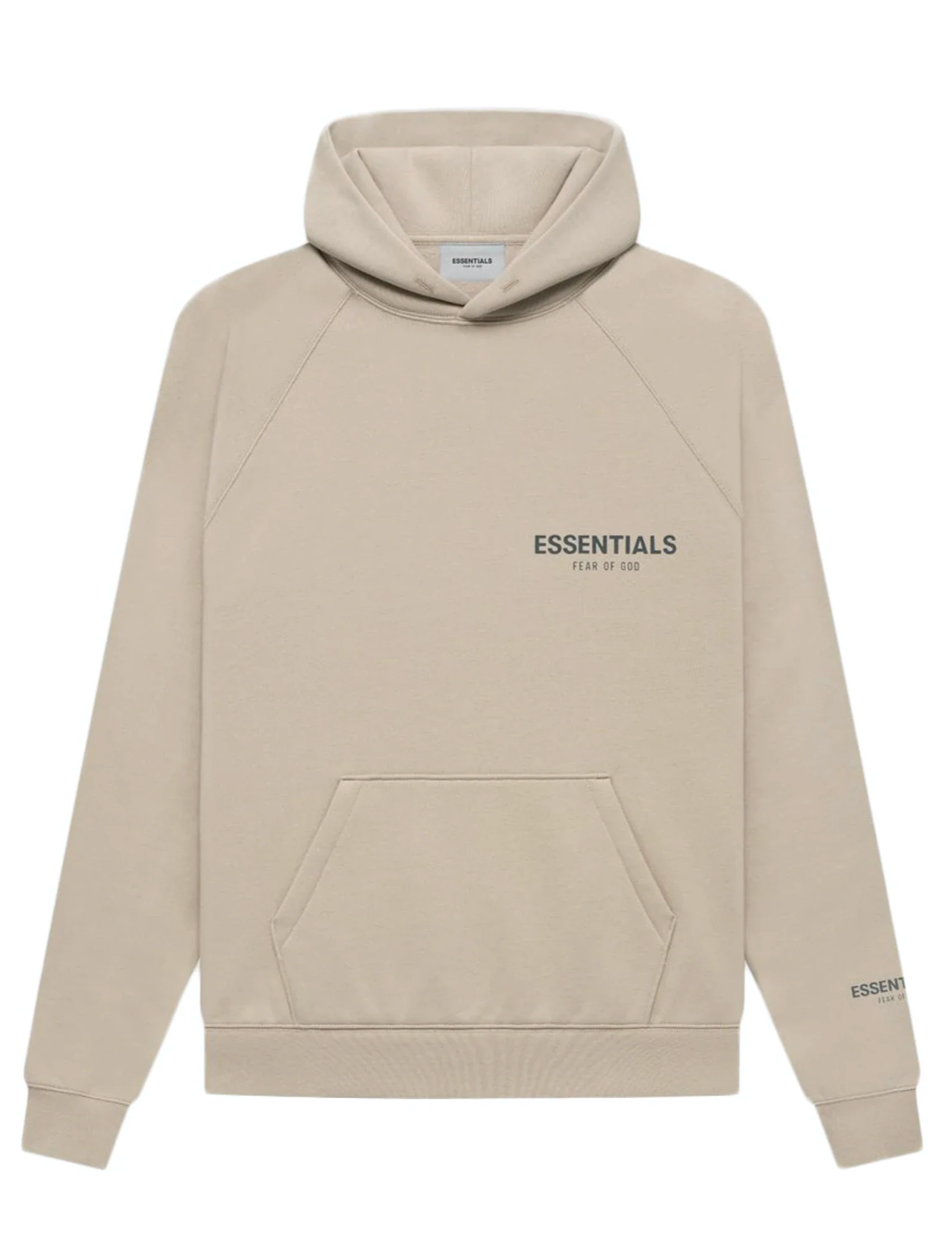 Fear of God Essentials Core Collection Pullover Hoodie String/ Tan