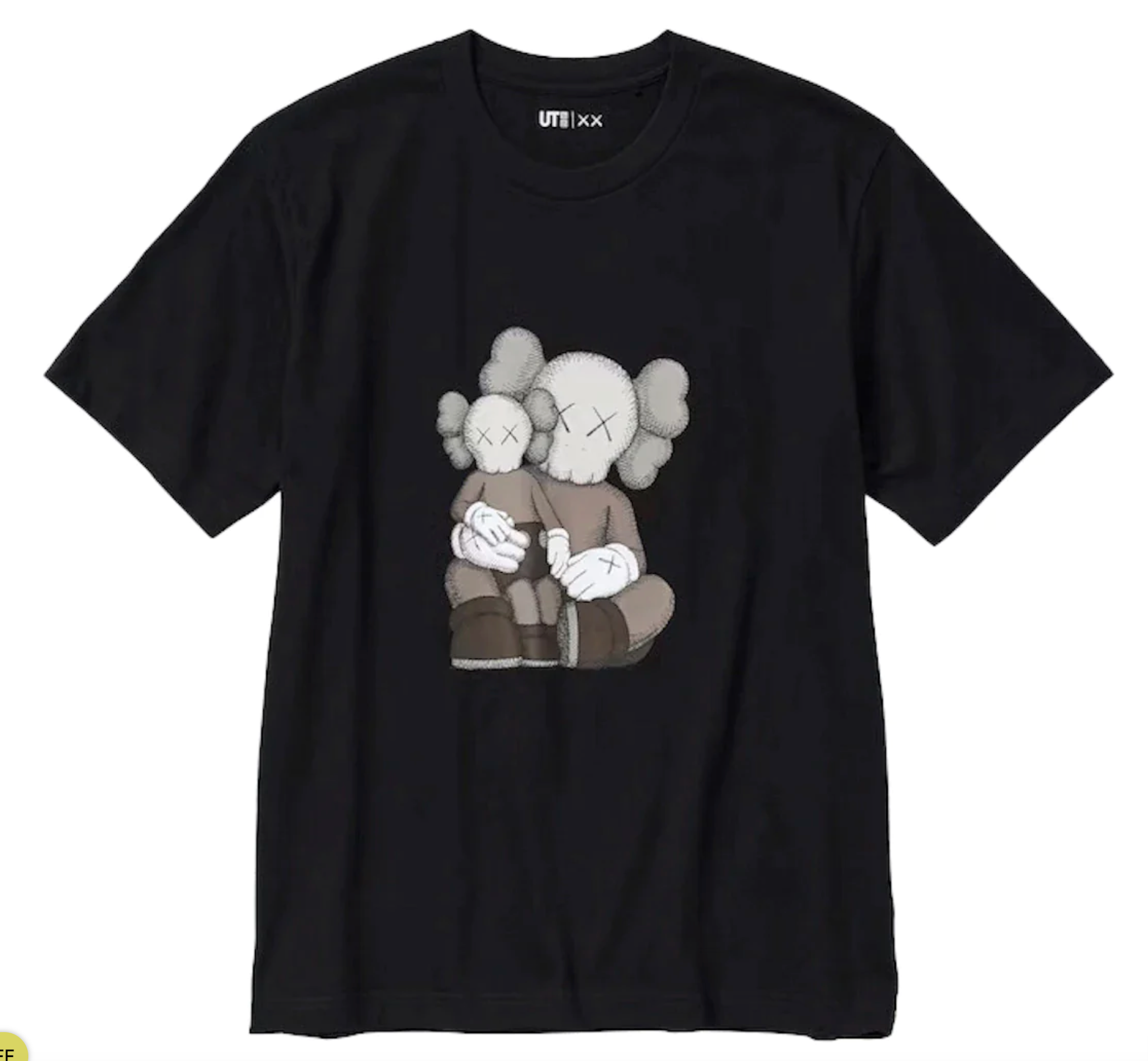 Kaws X Uniqlo Tee Black