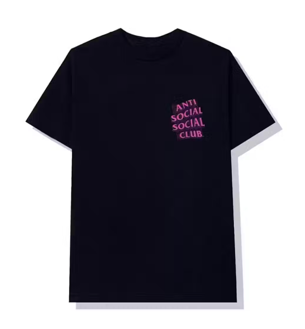 Anti Social Social Club DS member Exclusive Puzzle Navy Tee