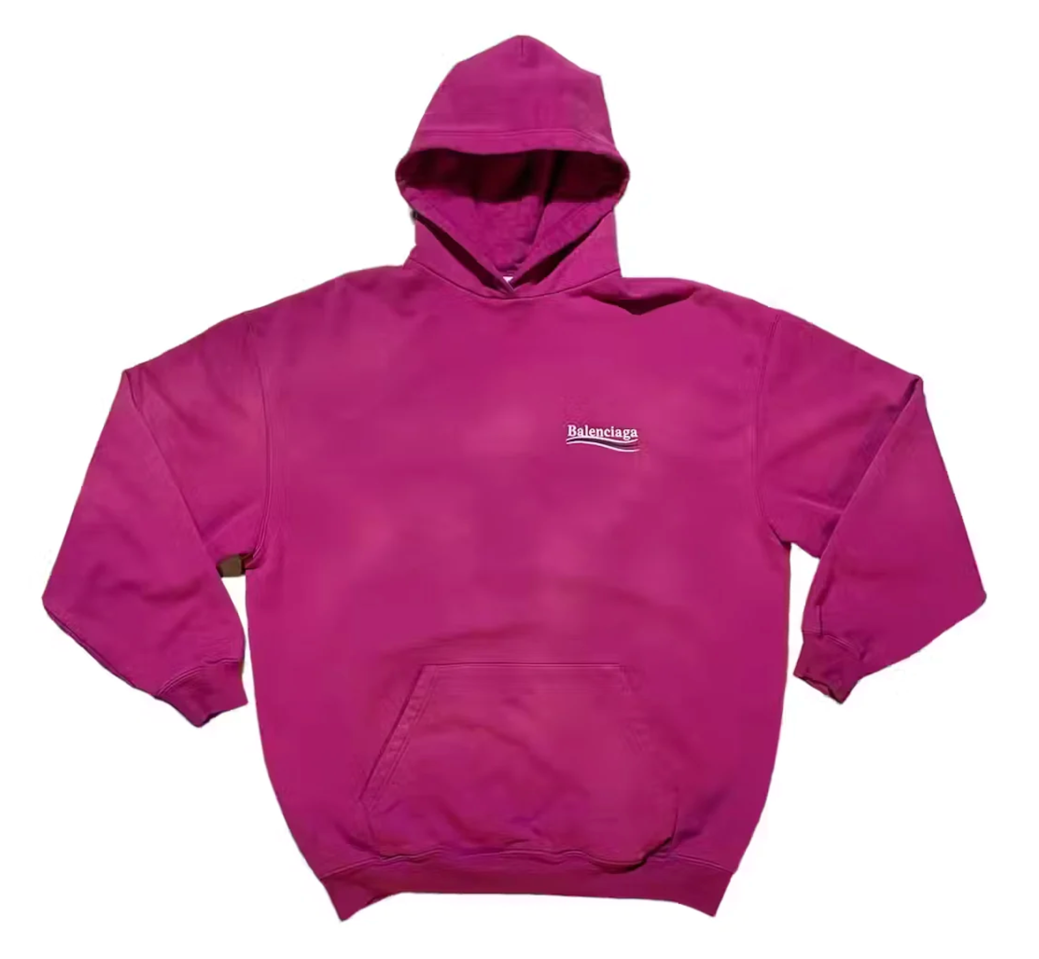 Balenciaga Campaign Hoodie Fuchsia