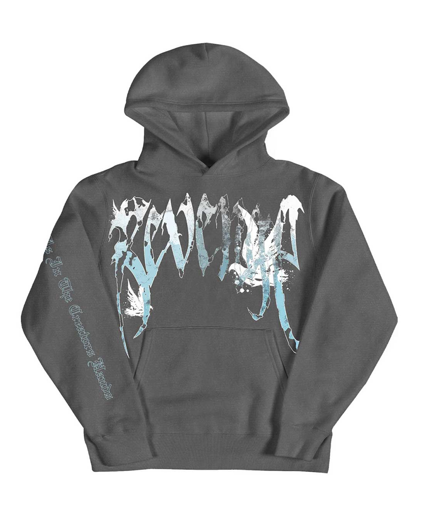 Revenge Graffiti Dove Vintage Black Hoodie