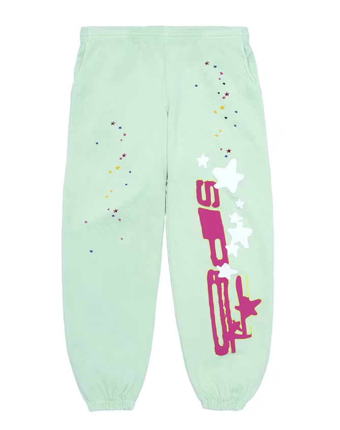 Sp5der SP5 Mint Sweatpants