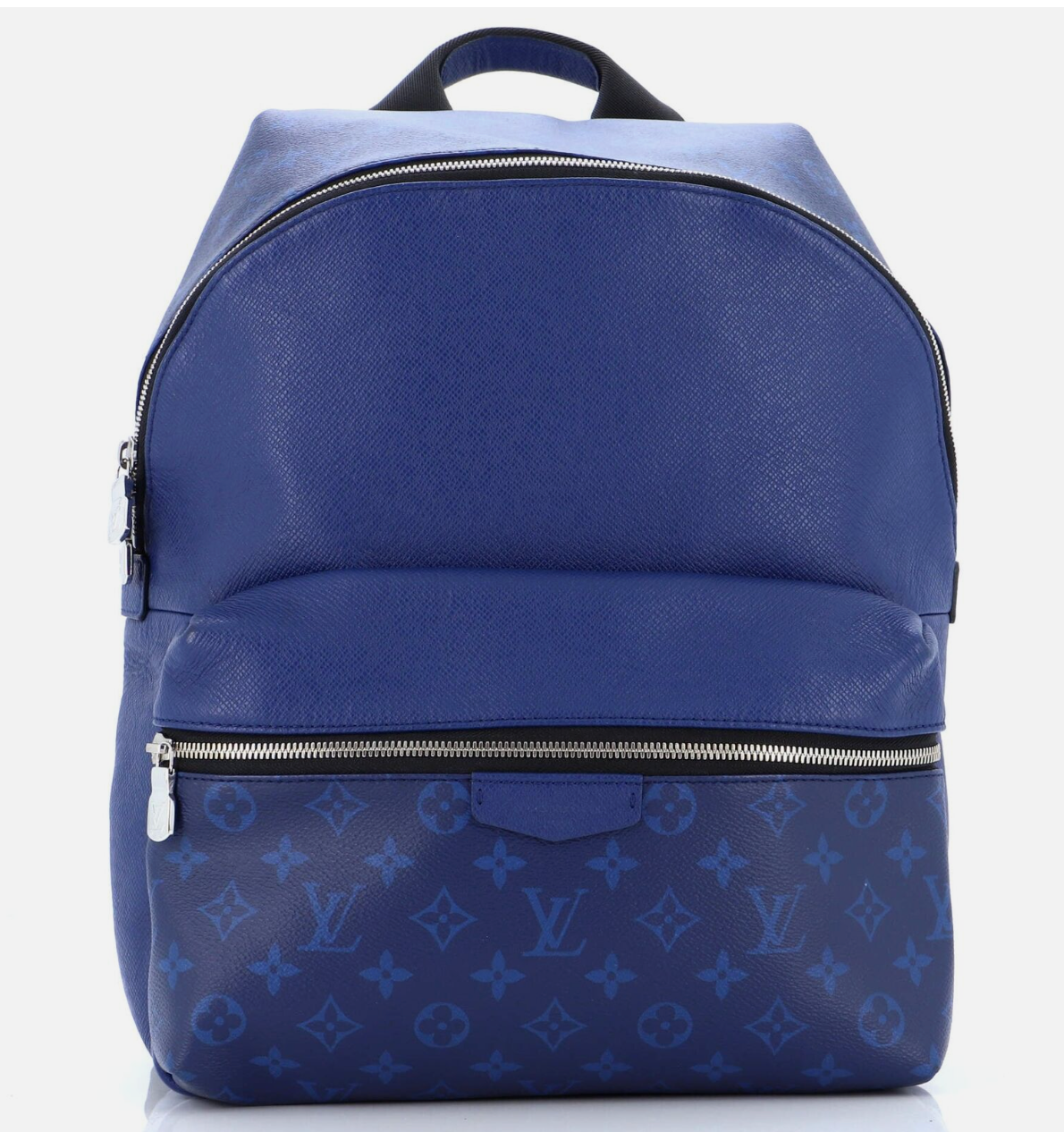 LV Discovery Backpack Monogram Taigarama PM Blue