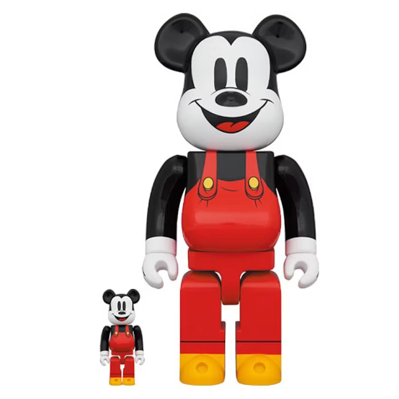 Bearbrick x Disney Mickey Mouse Boat Builders 100% & 400% Set