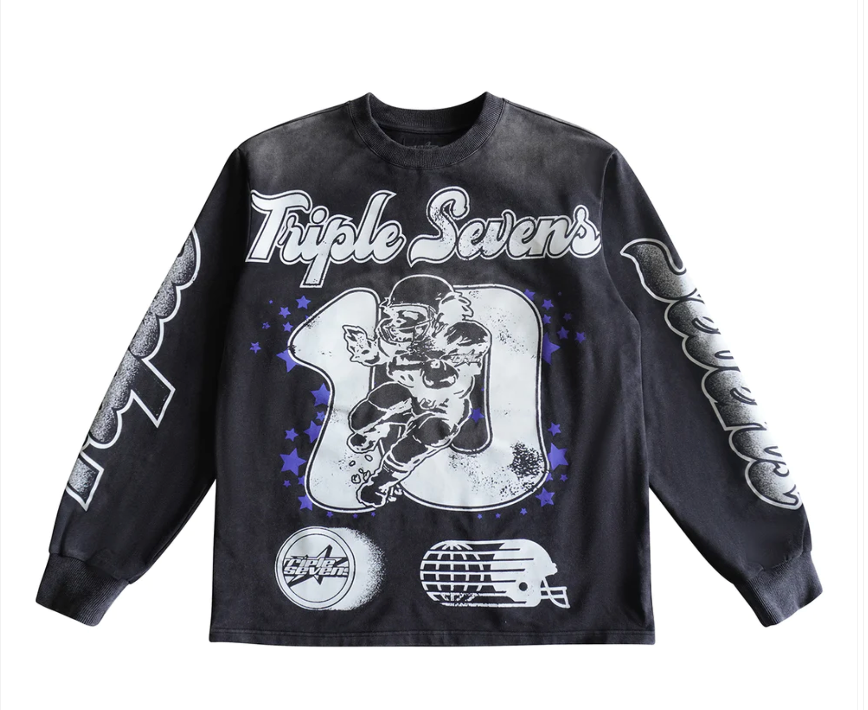 777 All Star Long Sleeve Tee Black