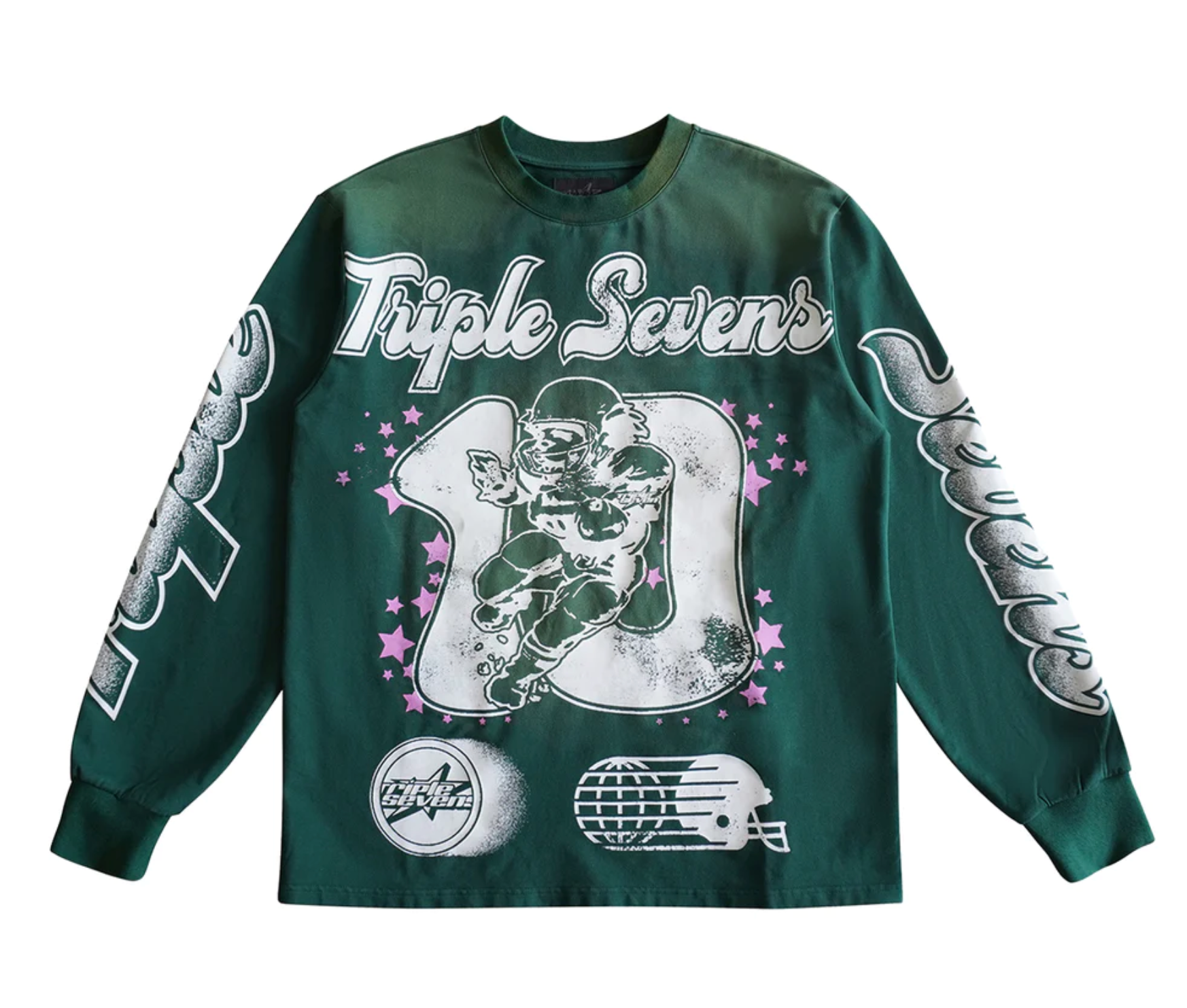 777 All Star Long Sleeve T-Shirt Forest Green