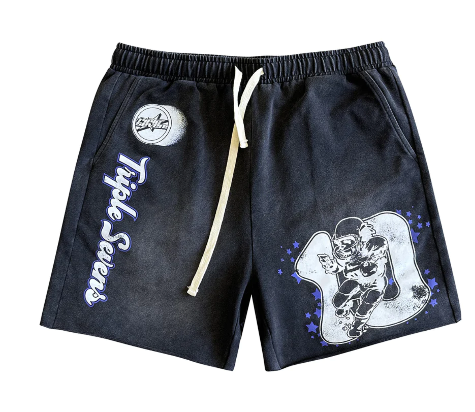 777 All Star Jersey Shorts Black