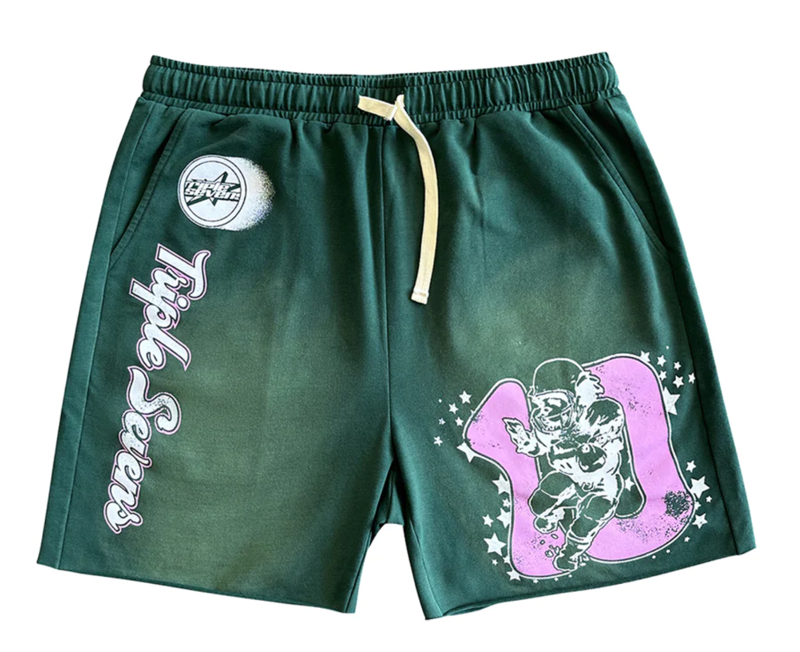777 All Star Jersey Shorts Forest Green
