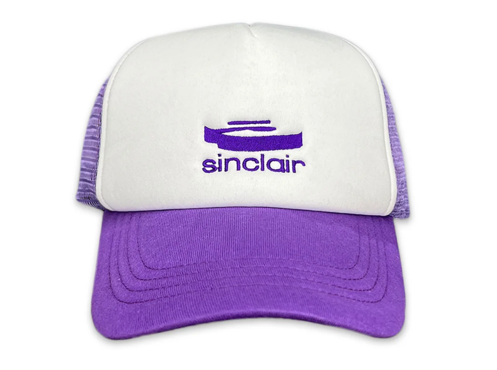 Sinclair Purple 3D Logo Hat