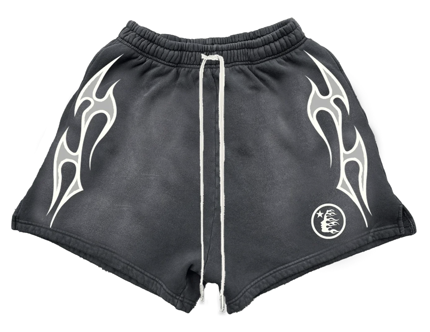 Hellstar Black Flame Shorts