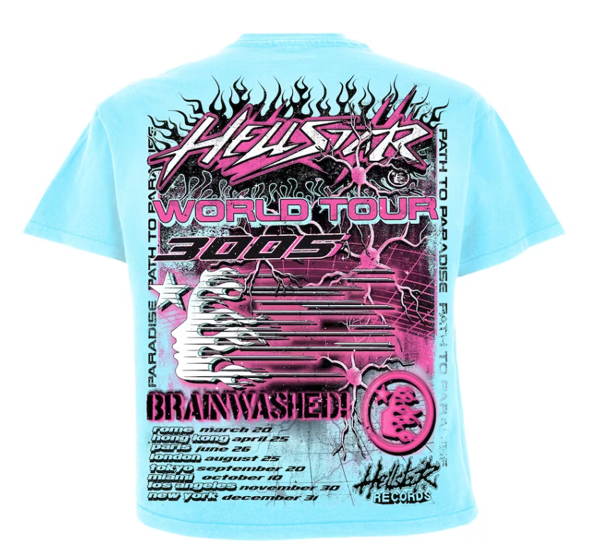 Hellstar Neuron T-Shirt Light Blue