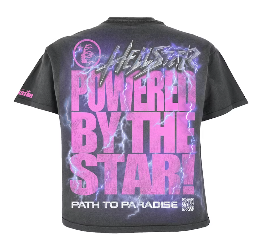 Hellstar Helmet Powered By The Stars T-Shirt Black