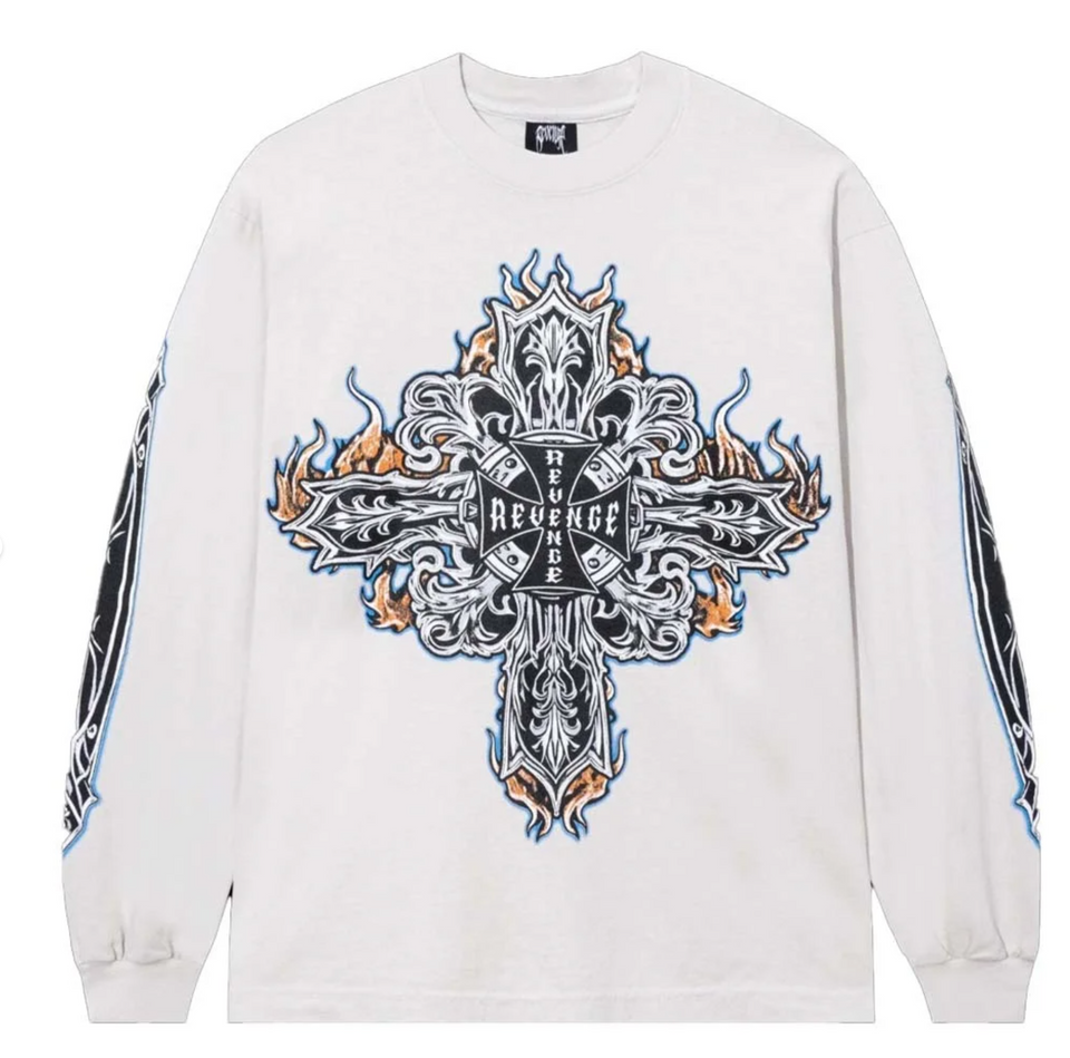Revenge x G Herbo IronCrest Long Sleeve Tee Cement
