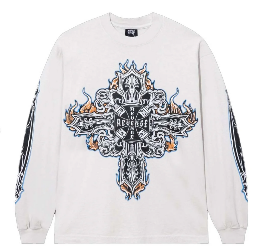 Revenge x G Herbo IronCrest Long Sleeve Tee Cement