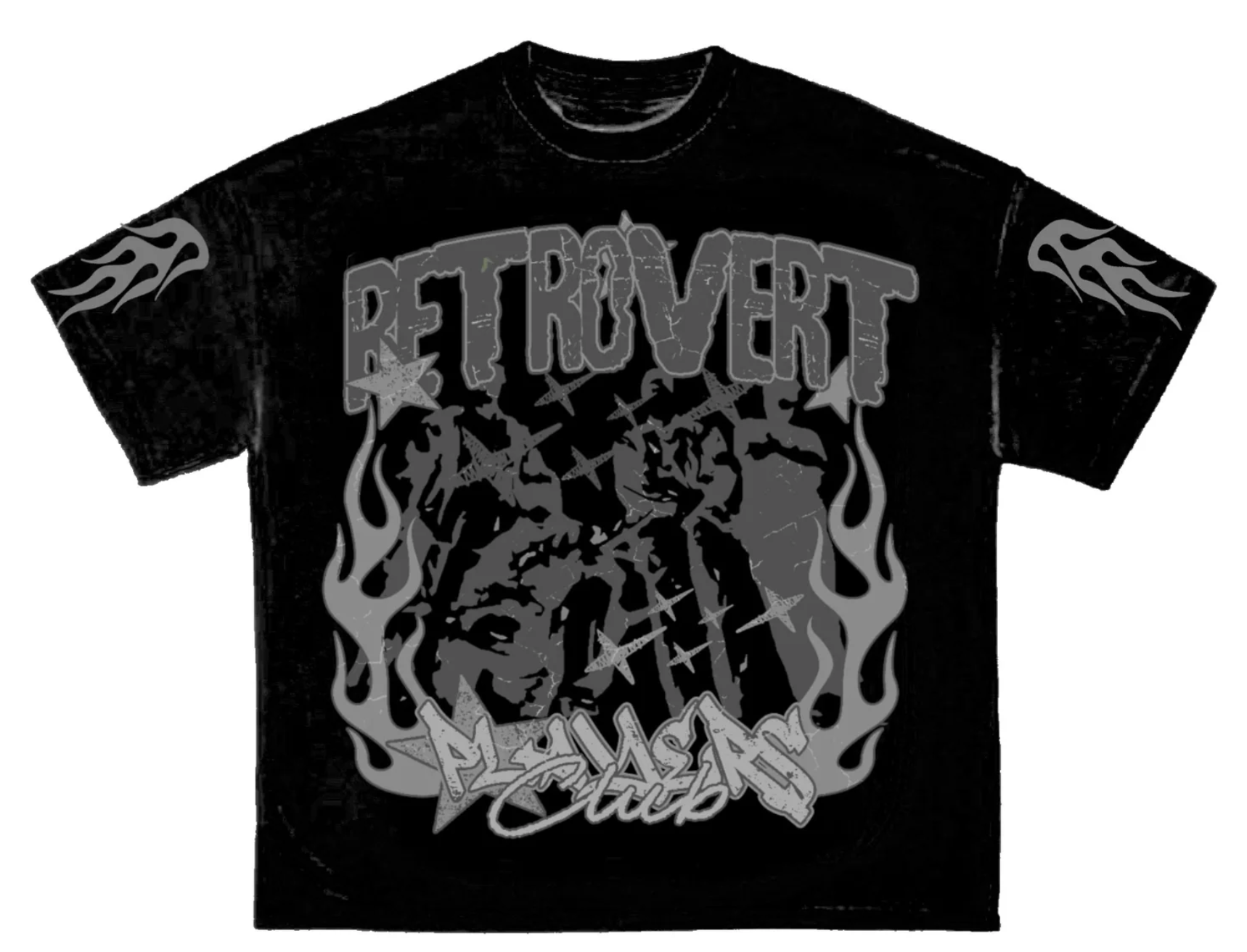 Retrovert Black Players Club T-Shirt