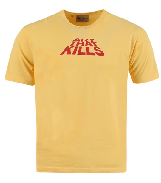 Gallery Dept. Art That Kills Logo T-Shirt Yellow