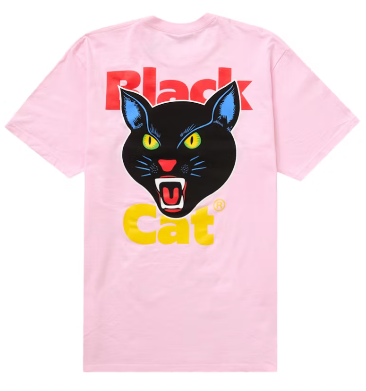 Supreme Black Cat Tee (SS24) Pink