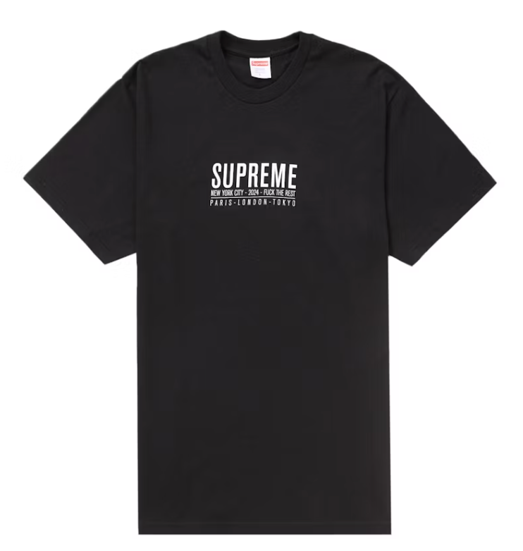 Supreme Paris Tee Black
