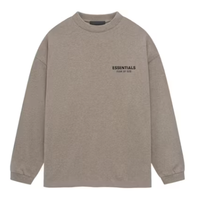 Fear of God Essentials Jersey Long Sleeve T-Shirt Heather Gray