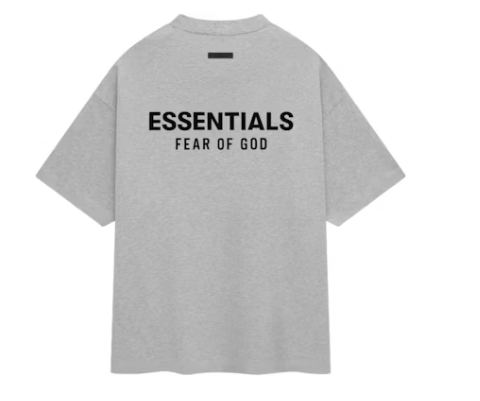 Fear of God Essentials Jersey Crewneck T-Shirt Light Heather Gray