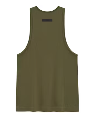 Fear of God Essentials Womens Tri-Blend Tank Top Military