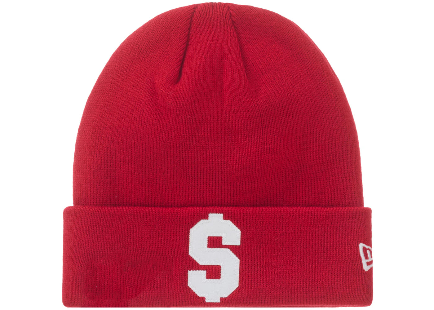 Supreme New Era $ Beanie Red