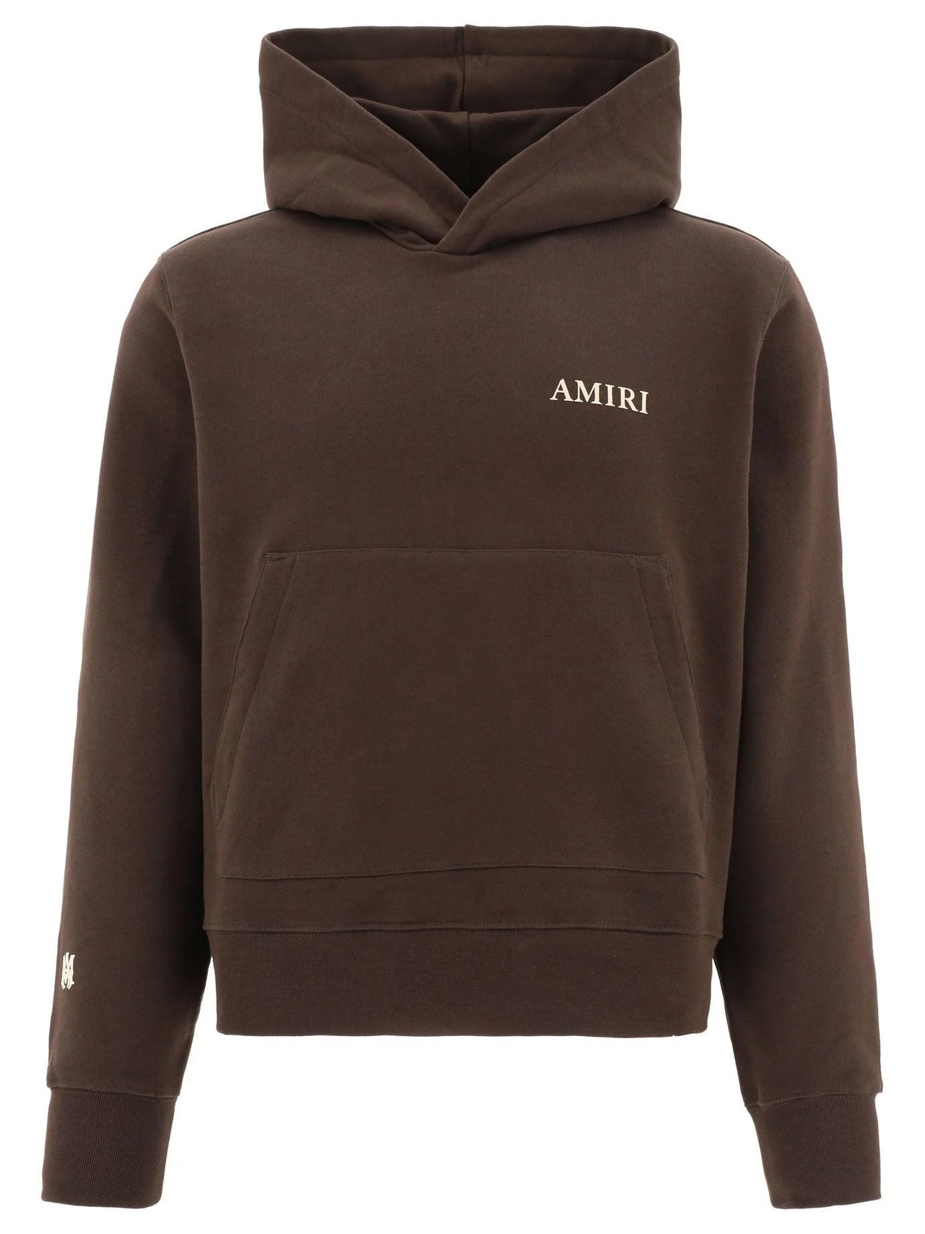 Amiri Brown Puff Hoodie