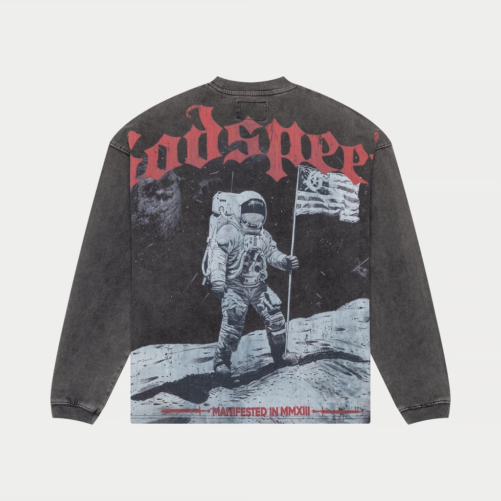 Godspeed Apollo 11 Long sleeve Grey Wash