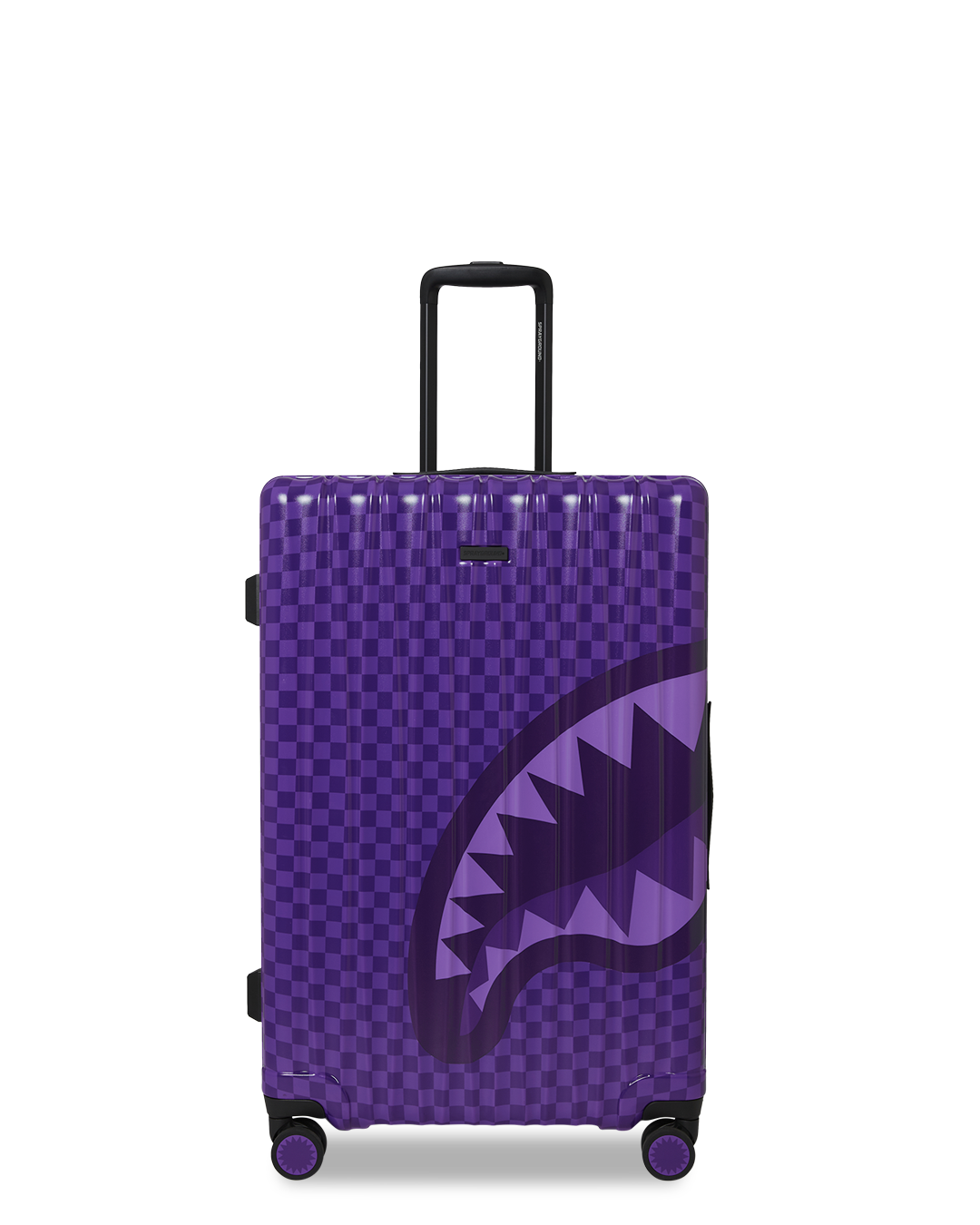 Sprayground Purple Shark In Paris Full-Size Luggage